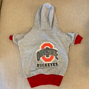 The Ohio State University Dog Hoodie Size: 12” Medium